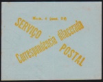 Brasil - Etiqueta para Correspondência Dilacerada sem carimbo, denteada e COM FILIGRANA!