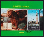 Ajman 1972 - História da Europa, bloco filatélico alusivo ao tema!