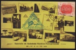 Brasil 1944 - Exposição Filatélica Regional em Ponta Grossa, máximo postal com selo e carimbos comemorativos!