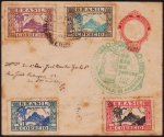 Brasil 1933 - Envelope inteiro postal com série completa de selos comemorativos Dia das Crianças, circulado para São Paulo!