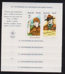 Brasil 1982 - Escotismo, Seleção de 5 blocos sem carimbos com goma perfeita! Valor de catálogo em R$ 350,00 (INVESTIMENTO CERTO)!