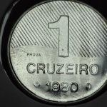 PROVA - E333 Moeda PROVA de 1 Cruzeiro 1980 FC, cana de açúcar