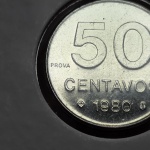 PROVA - E331 Moeda PROVA  de 50 Centavos 1980 FC