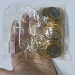 13 - Sache Olimpíadas, Vela 1 Real 2015 Pode conter sinais de oxidação  - Moeda Brasil