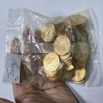 21 - Sache 25 Centavos 2014. Obs: Apresenta um furinho Pode conter sinais de oxidação  - Moeda Brasil