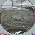 28 - Moeda FAO Tonga Pa`anga 1978. Retangular. Apenas 10.000 Peças Cunhadas