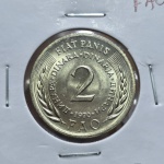 58 - Moeda FAO Iugoslávia 2 Dinara 1970