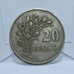 110 - Moeda FAO Guiné Bissau 20 Pesos 1977