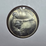 156 - Moeda FAO Tailândia 1 Bath 1977