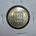 167 - Moeda FAO Estados Africanos do Oeste 50 Francos 1972