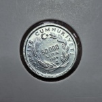 196 - Moeda FAO Turquia 50.000 Liras 1999