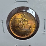197 - Moeda FAO Turquia 10 Kurus 1974