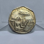 206 - Moeda FAO Índia 1 Rupee 1988