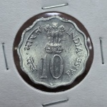 212 - Moeda FAO Índia 10 Paise 1974