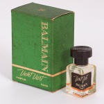 FLACON DE PARFUM, um (1) VENT VERT, Parfum, marca BALMAIN (Le Parfums Pierre Balmain, Paris)pouco conteúdo, usado e na caixa.