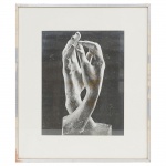 FOTOGRAFIA, uma (1) reprodução representando escultura, envidraçada, medindo com moldura 38 x 443 cm, vide foto.FOTOGRAFIA, uma (1) reprodução representando escultura, envidraçada, medindo com moldura 38 x 443 cm, vide foto.