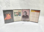 Lote com 5 fitas cassetes gravadas, originais.