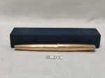 Caneta tinteiro Parker 61 banhada à ouro com nome gravado "J. Monzon"