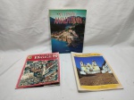 Lote de 3 livros guias turísticos.