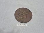 Medalha oficial do estado de Israel "Operação Jonathan" 1976, em bronze. Medindo 6cm de diâmetro.