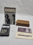 Antiga calculadora biorritimo Kosmos I, completa na caixa original, funcionando perfeitamente.