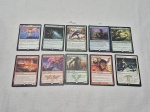 Lote de 10 cartas raras e míticas (algumas fails), cores diversas.