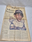 Antigo jornal do Brasil Esportes, com a matéria Adeus, Senna.