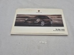 Antigo catálogo de vendas do Porsche 911 Carrera 2009, capa dura.
