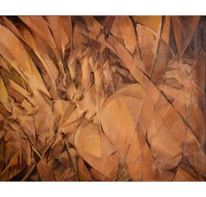 <b>PEDRO LEITÃO</b><Br>Casal<Br>Óleo s/ tela<Br>Ass. cid<Br>Ass. e datado 1982 no verso<Br>125 x 100 cm