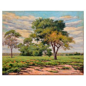 <b>GUTTMANN BICHO</b><Br>(1888-1955)<Br>Paisagem Campestre<Br>Óleo s/ tela<Br>Ass. cid<Br>72 x 92 cm
