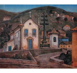 <b>Artista não identificado</b><Br>Paisagem<Br>Óleo s/ tela<Br>Ass. cie<Br>25 x 34 cm