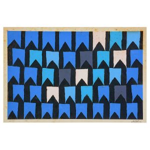 <b>VOLPI, ALFREDO</b><BR>(1896-1988)<BR>Bandeirinhas<BR>Serigrafia<BR>Ass. cid<BR>Numerada 20/100, cie<BR>35 x 51 cm