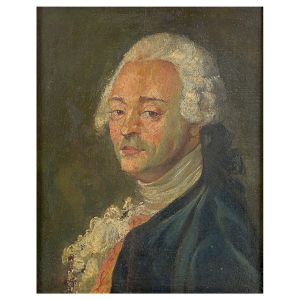 <b>JOSEPH ANTOINE MASSON</b><BR>(1791-1847)<BR>Figura Masculina<BR>Óleo s/ madeira<BR>Ass. cie<BR>24 x 19 cm