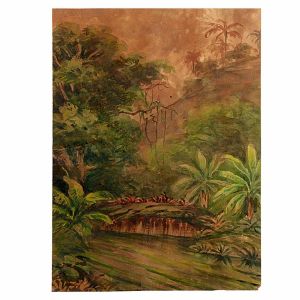 <b>GEORGINA DE ALBUQUERQUE</b><BR>(1885-1962)<BR>Paisagem<BR>Aquarela s/ papel<BR>Ass. cid<BR>27,5 x 20 cm