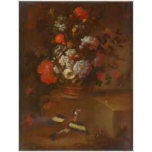 <b>Assinatura não identificada</b><BR>Natureza Morta<BR>Óleo s/ tela<BR>Ass. csd<BR>41 x 33 cm