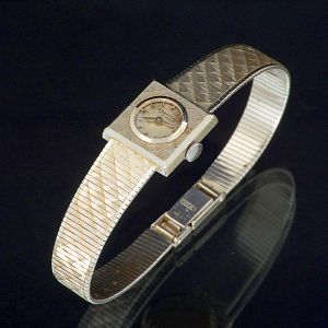 <B>Relógio de pulso </B>da marca Ermaten em ouro branco 18k. Peso total 20 gramas.