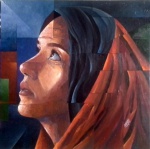 QUADRO - SIMBIOSE - 70 X 70CM - ACRILICO SOBRE TELA - MARCIO BRACALI - ASSINADO PELO ARTISTA - SEM MOLDURA