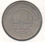 MOEDA BRASIL REPUBLICA - 100 REIS 1893 - MBC/SOB - CUPRO-NIQUEL - 10 GRAMAS - 27MM - CATALOGO AVALIA ENTRE R$ 30,00 E R$ 230,00 - NO ESTADO CONFORME FOTOS