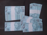 Lote de 50 cédulas cenográficas de R$100,00 - Vide fotos!