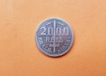 Moeda 2000 Réis 1935 - Caxias MBC - Prata 500