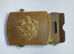 Antiga Fivela de Rolete Militar - Corpo de Bombeiros - Metal. Fabricante: EBERLE. Medida: 6 cm x 4,5 cm. Conforme fotos.