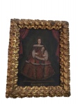 Cusquenho, OST representando Maternidade, 33 x 41 cm.