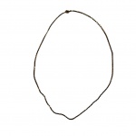 Cordão em ouro 18k. 4,1 gr. 45 cm.