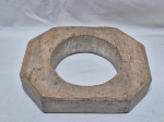 Antiga forma de queijo em madeira. Medindo 12cm de diâmetro interno x 22cm x 18cm de altura a moldura.