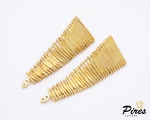 H.STERN - Brincos Ouro Amarelo 18K com Diamantes - Coleção Miscigens, 5.5cm de comprimento, peso de