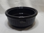 Lindo cachepot em cerâmica vitrificada preta, peça pesada. Medindo 33cm x 14cm de altura.