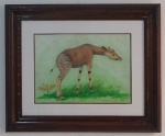FLAVIO LUCIO, desenho, representando animal, medindo 23 x 31 cm