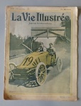 Colecionismo - Revista Francesa Rara de 1904 - La vie Illustrée Com várias Ilustrações - No estado. Capa se soltando. Med. 28 x 36cm