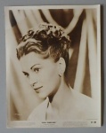 Fotografia antiga em preto e branco da Atriz de cinema Lisa Daniely 1951 no Filme Flor do Pecado. Med.20 x 26cm