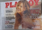 Playboy  Barbara Paz...e assinatura dela...Coletado direto da editora...Procedência: aquisição feita direto do Sebo Hit...Lucas Hit maior colecionador de conteúdo adulto do Brasil.